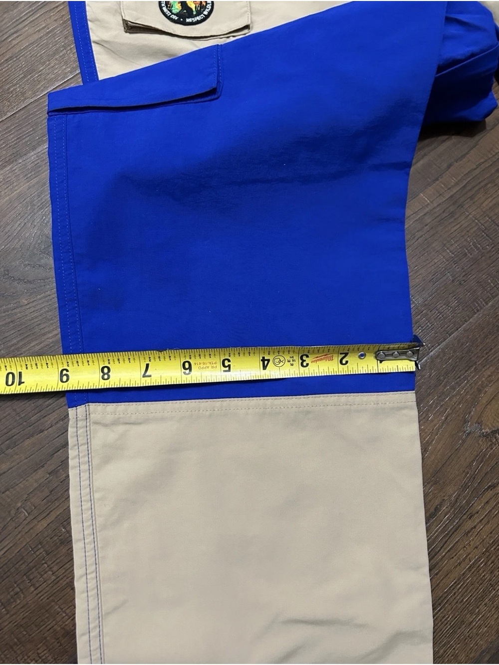 POLO RALPH LAUREN CONVERTIBLE WATER-RESISTANT WINDBREAKER PANTS TO SHORTS LARGE - Picture 10 of 16